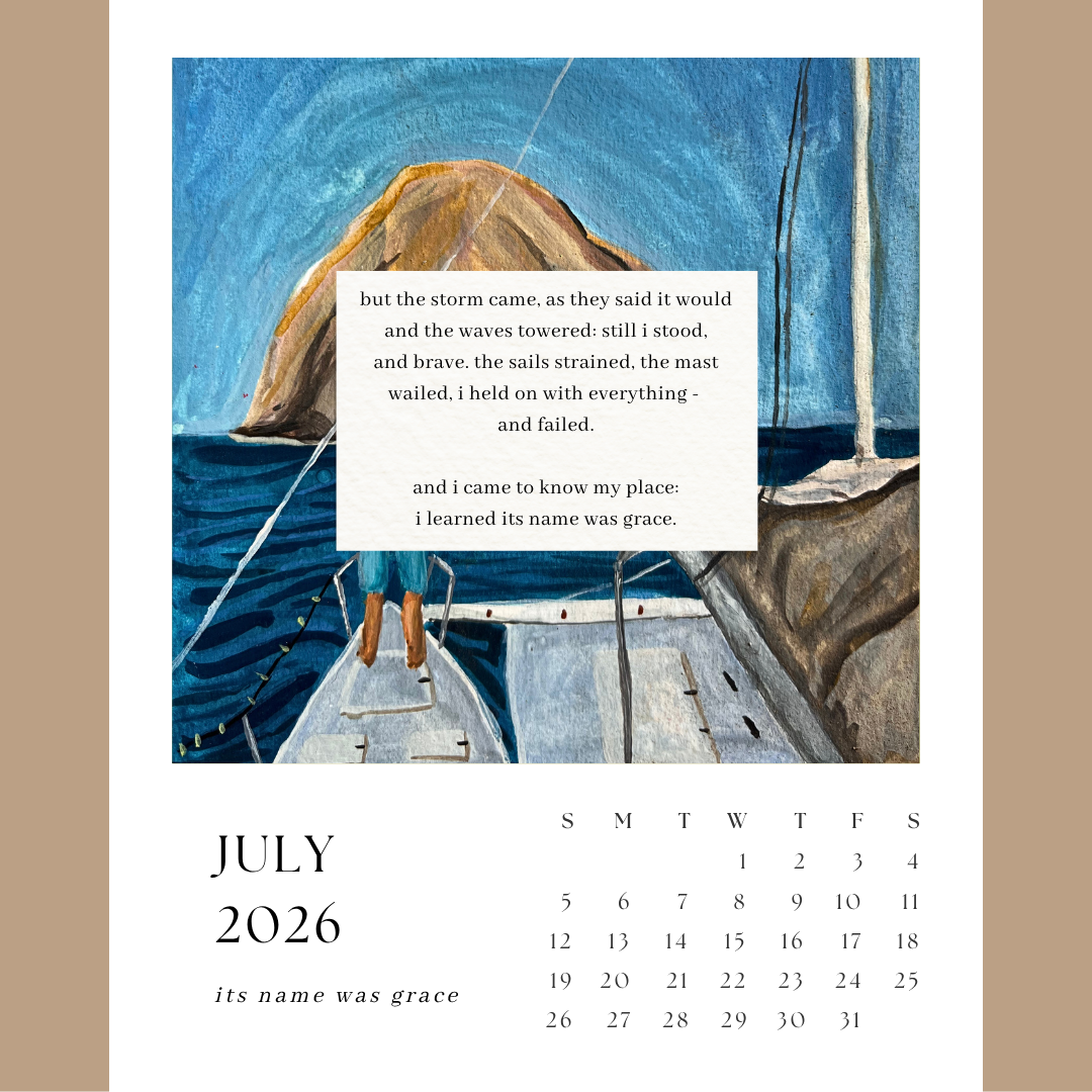 2026 Poetry calendar