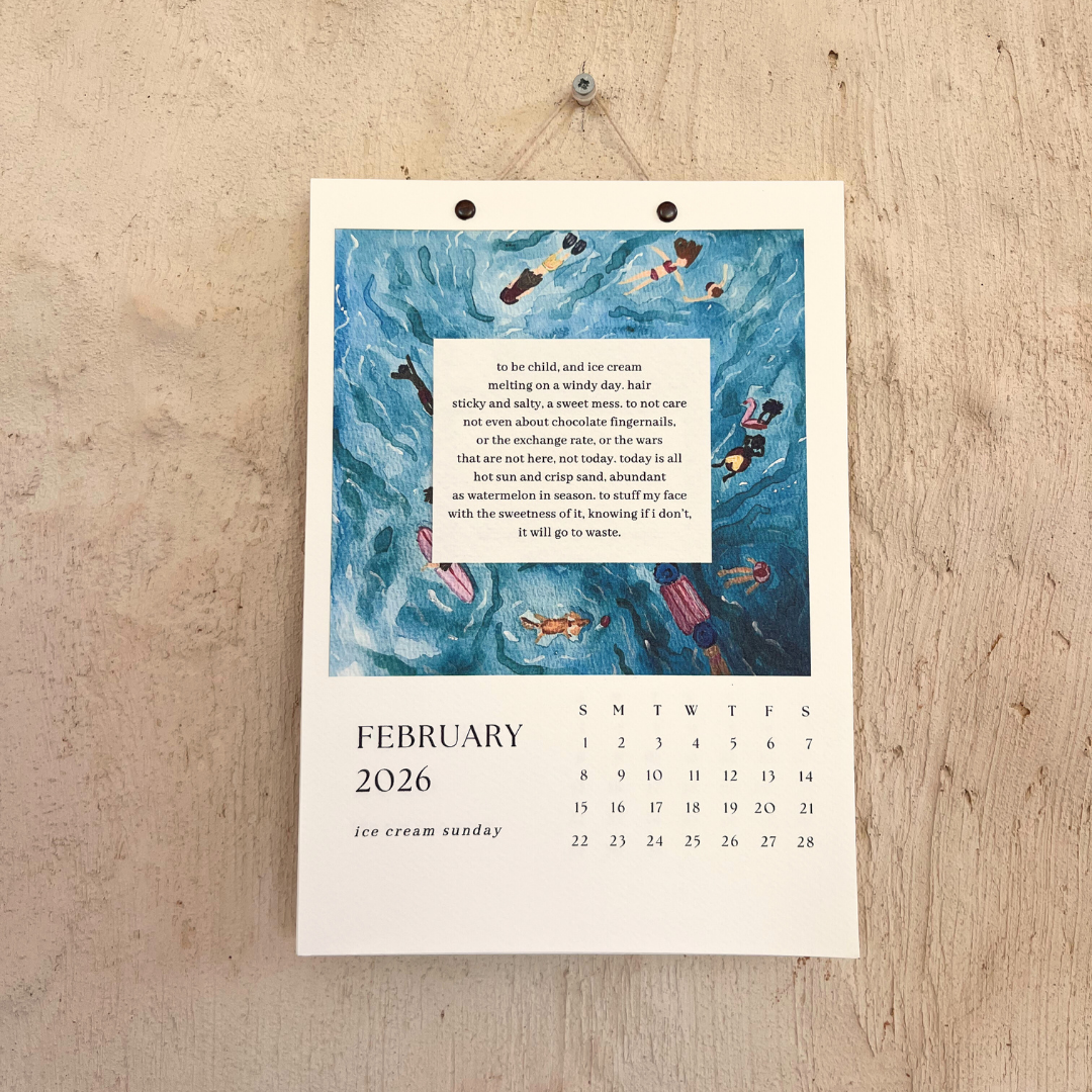 2026 Poetry calendar