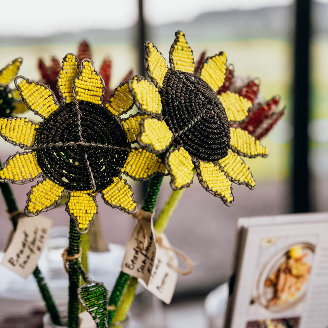 Beaded Sunflower (Single)