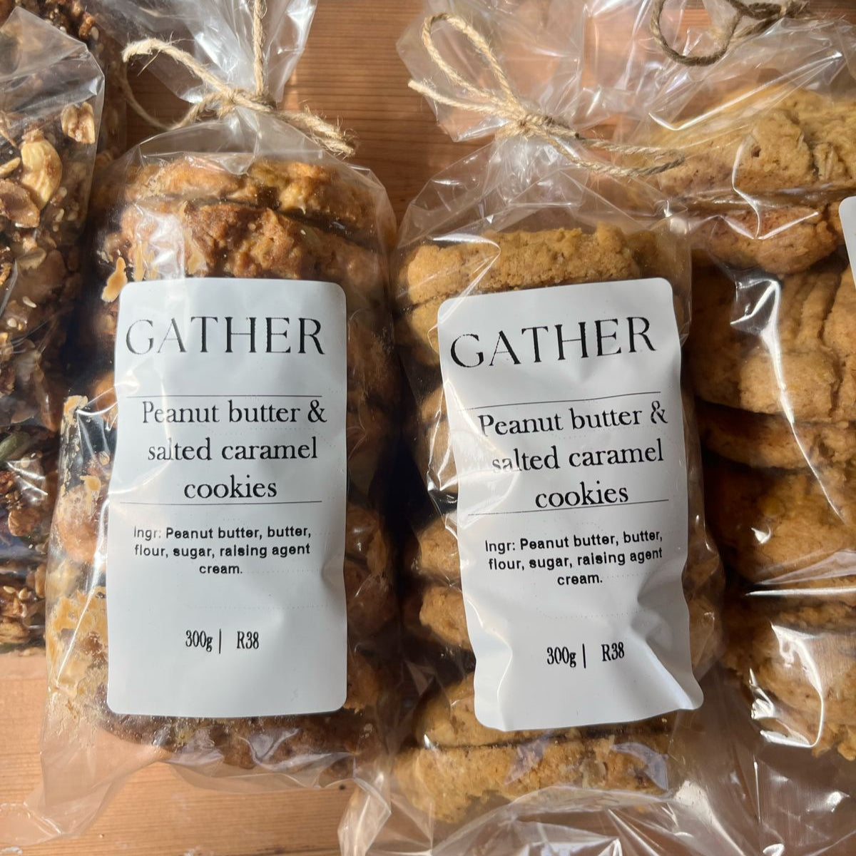 Peanut Butter & Salted Caramel Cookies