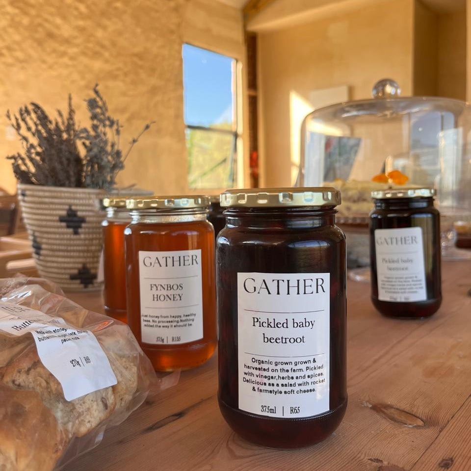 Pickled organic baby beetroot