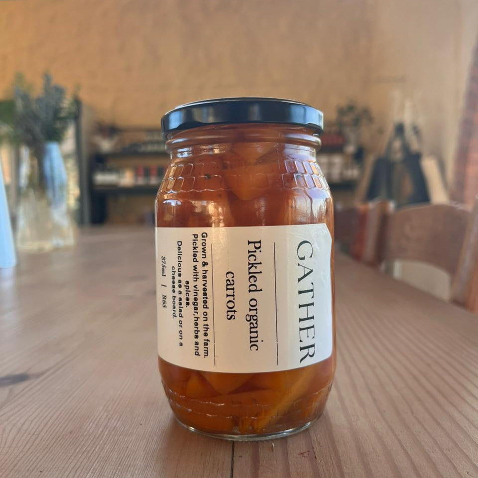 Pickled organic carrots